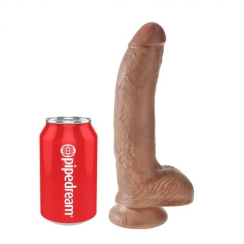 Gode Réaliste avec Testicules 22,8 cm King Cock