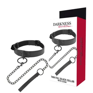 Collier Noir avec Chaîne Darkness
