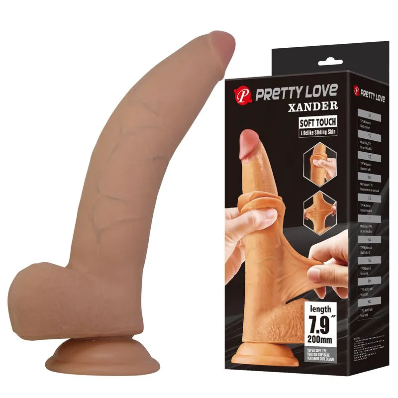 Xander Gode Réaliste 20 cm Ø 5 cm Naturel Pretty Love