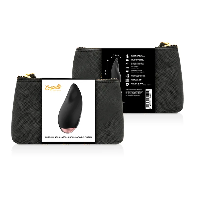 Stimulateur Clitorial Noir / Or Coquette Chic Desire modèle 2