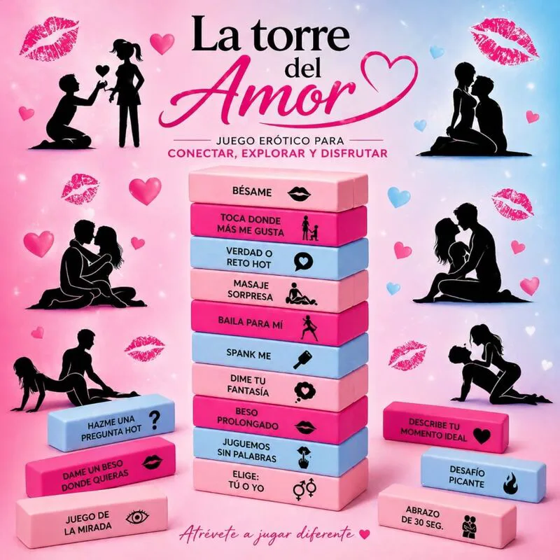 Jeu de la Tour D'amour - Version Espagnole Diablo Picante jeu coquin