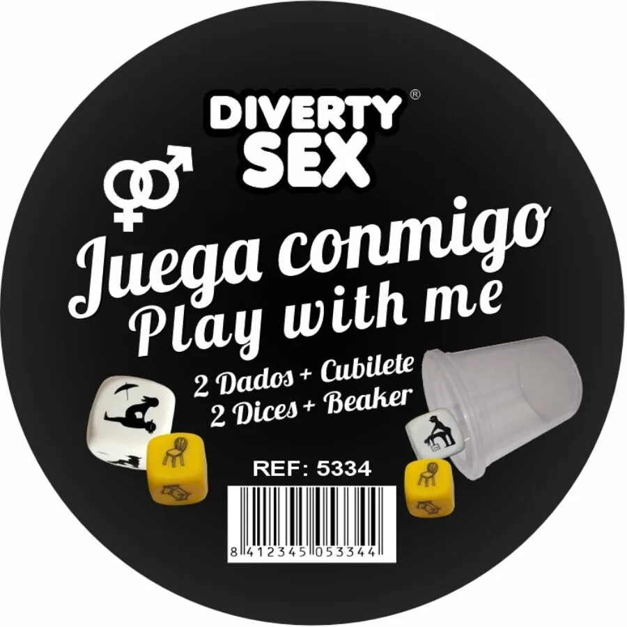 Place de Jeu de dés + Positions Hétéro avec Coupe Diablo Picante jeu coquin