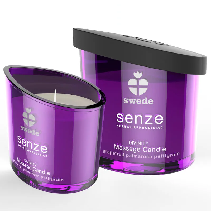 Bougie de Massage Senze Divinity - Pamplemousse, Swede
