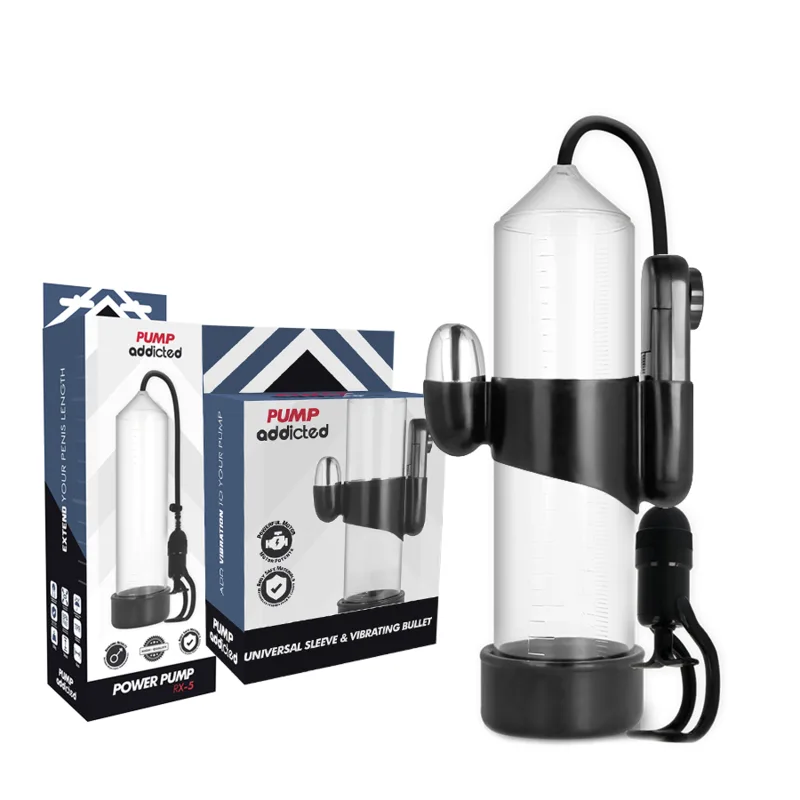 Vibromasseur Transparent Rx5 Pump Addicted