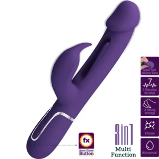 Vibromasseur Multifonction 3 en 1 Kampas Rabbit avec Pretty Love