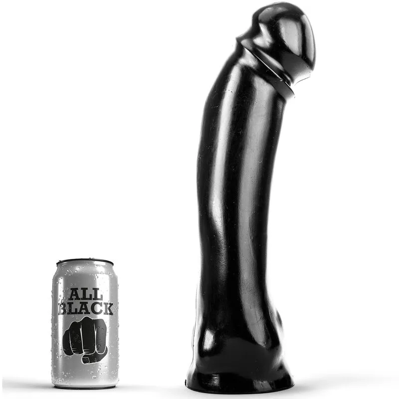 Gode 33 cm All Noir All Black