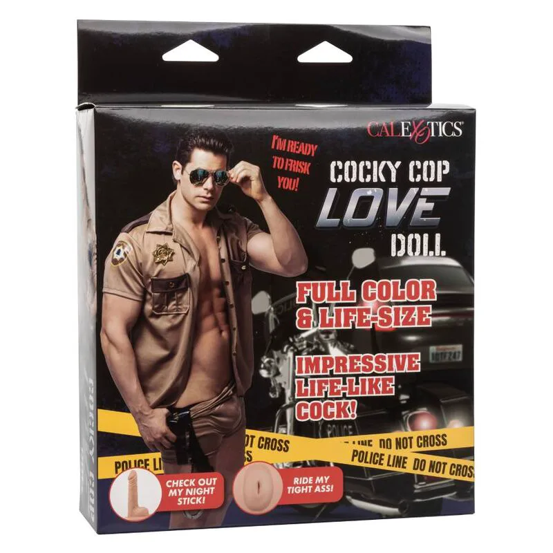 Poupée Gonflable Masculine Cocky Cop CALEXOTICS