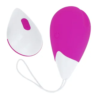 Vibromasseur Uf Vibrant Texturé 10 Modes Violet et Blanc Ohmama