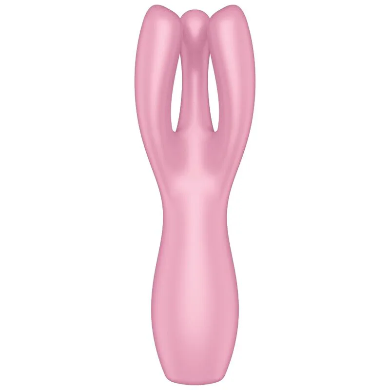 Stimulateur clitoridien Vibromasseur Threesome 3 Rose Satisfyer