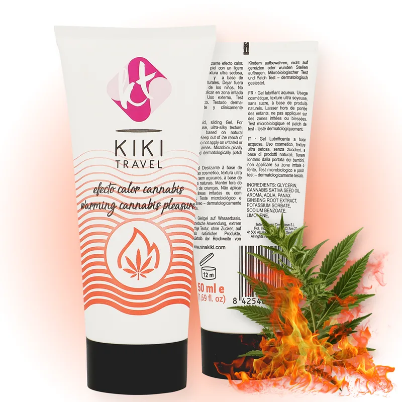Cannabis Lubrifiant Effet Chaud 50 ml Kikí Travel