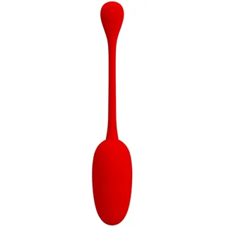 Œuf Vibrant Knucker Pretty Love - vue de dos - Rouge