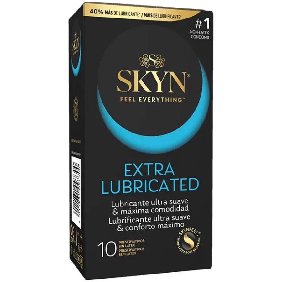 Préservatif Extra Lubrifié 10 Unités Skyn