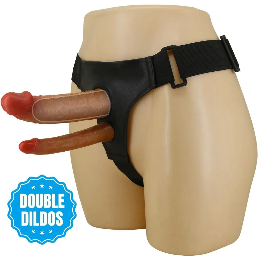 Keaven Harnais Briefs Double Gode Universel et Confortable