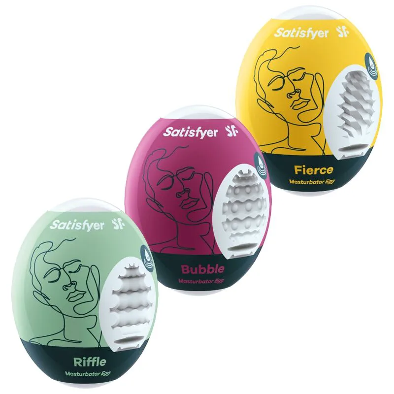 Oeufs Masturbateurs Riffle, Bubble & Fierce Satisfyer