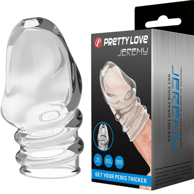Gaine à pénis Épaississant de Pénis Transparent Jeremy Pretty Love