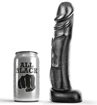 Gode 22 CM All Black gode réaliste