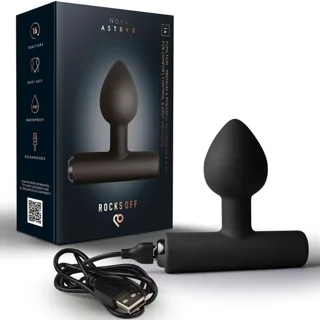 Off - Mini Baguette Rechargeable 16 Fonctions Rose Pivoine Rocks rose sextoy anal
