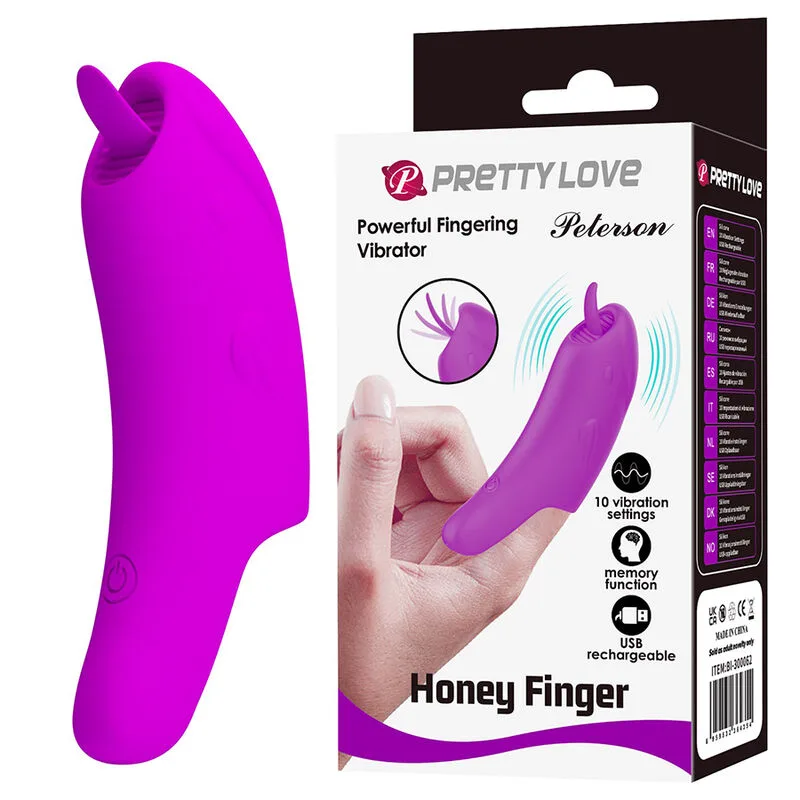 Peterson Honey Finger Vibromasseur à Doigts Rechargeable