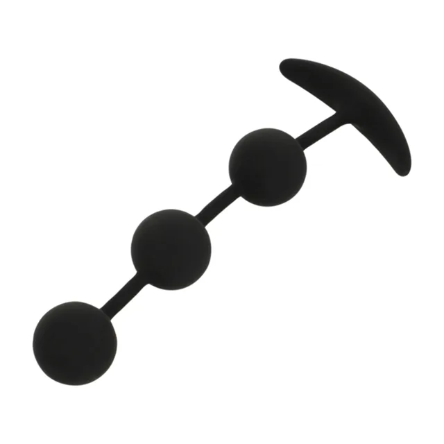 Chapelet Anal Harry 3 Sphères en Silicone 14 cm