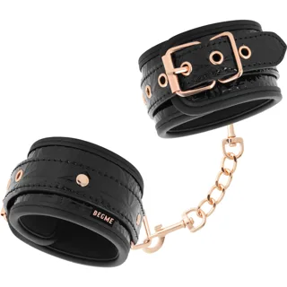 Black Edition Premium Menottes pour Chevilles Begme noir menottes