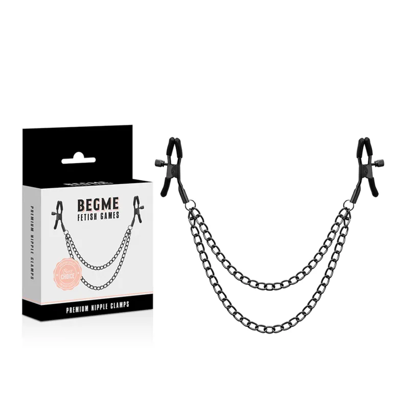 Pinces Tétons Red Edition avec Chaîne Begme