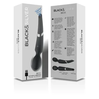 Vibromasseur Wand Beck 2 en 1 Black&Silver vue 7