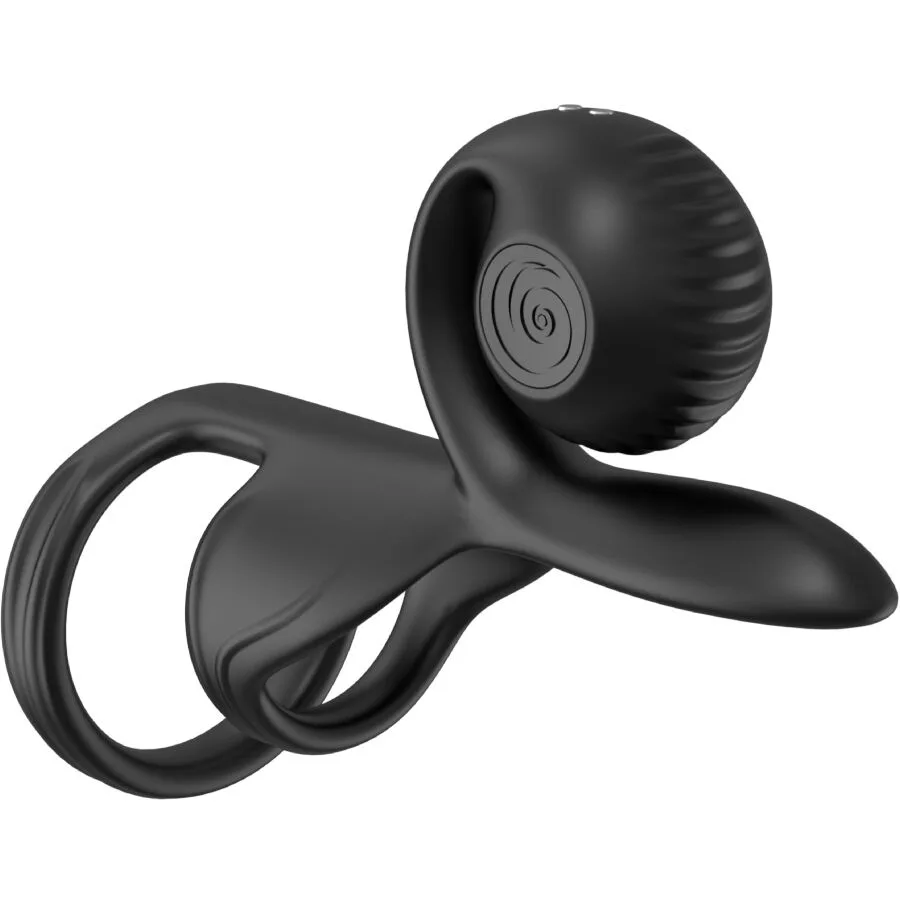 Jovi Bague pour Couples Télécommande Noire Snail Vibe