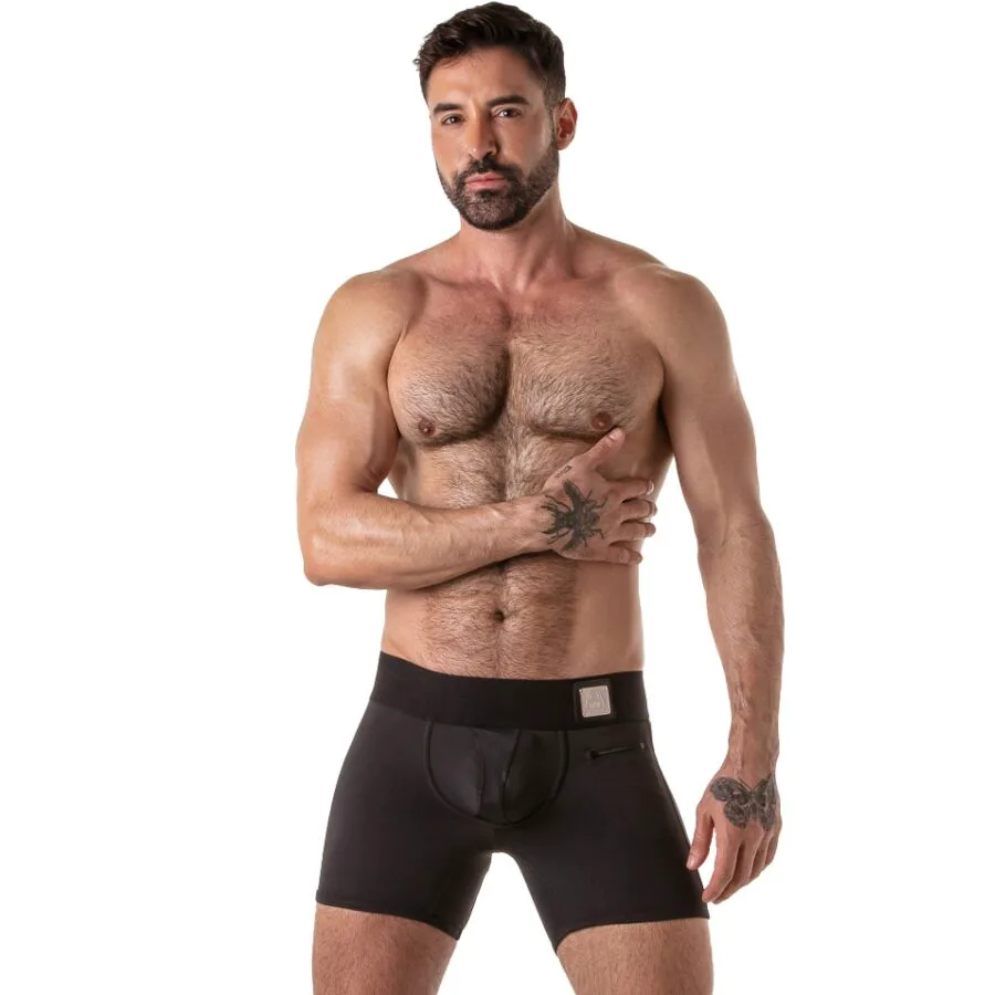 Boxer Noir à Large Ceinture M Locker Gear