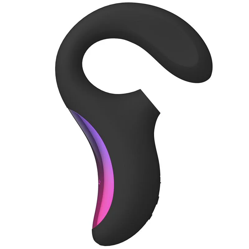 Stimulateur clitoridien Masseur de Stimulation Double Succion Enigma Noir Lelo