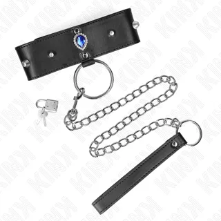 Collier BDSM bleu