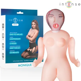 Poupée gonflable femme légère à gonfler, vue de face