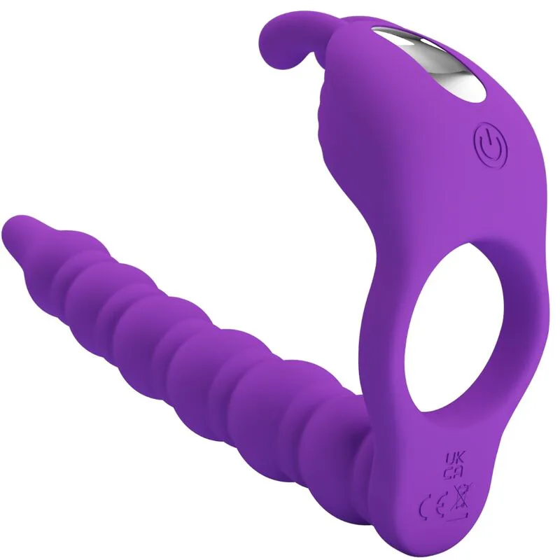 Blackney Anneaux Pénis avec Plug Vibromasseur Pretty Love