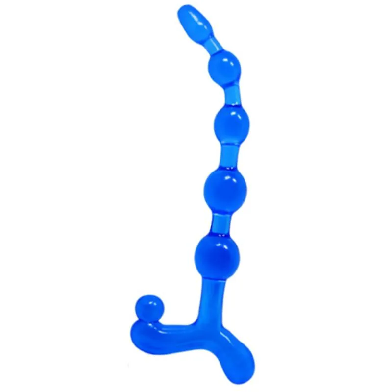 Balles Anal Bleues Bendy Twist Baile