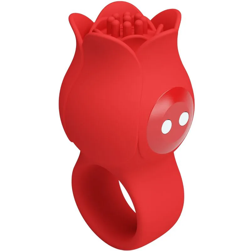 Vibromasseur de Doigt en Forme de Jae Rose 10 Vibrations
