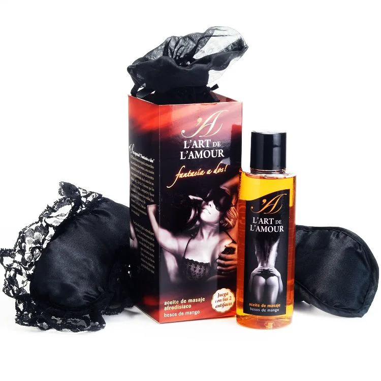 Ensemble Fantaisie Spécial pour Deux Extase Sensual huile de massage