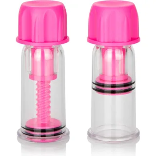 Stimulateur clitoridien Ventouse à Tétine Rose à Tourner Vide Calexotics