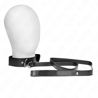 Collier avec Ceinture 116 cm Bracelet Noir Ajustable Kink