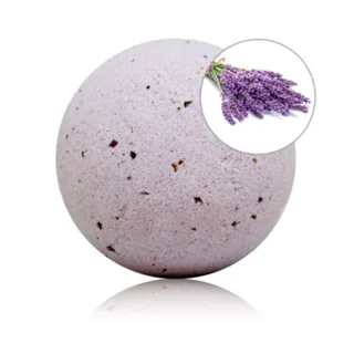 Bombe de Bain Parfumée Lavande et Pétales de Rose Taloka rose bien etre