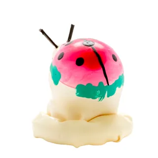 Modèle Coccinelle : préservatif fantaisie peint à la main Condomerie, objet décoratif