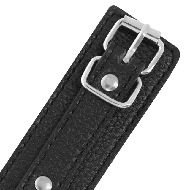 Menottes en Cuir Texturé