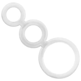 Cockring Ensemble Danneau pour Pénis Transparent Addicted
