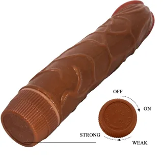 Vibromasseur Réaliste Bob 22,5 cm Mulâtre Baile