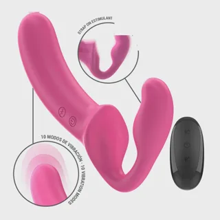 Amy Double Vibrateur Télécommande Intense - détail de la texture