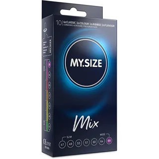 Mix Préservatifs 69 MM 10 Unités My Size préservatif