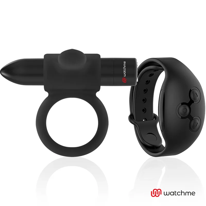 Cockring à Télécommande Cameron Watchme Black&Silver