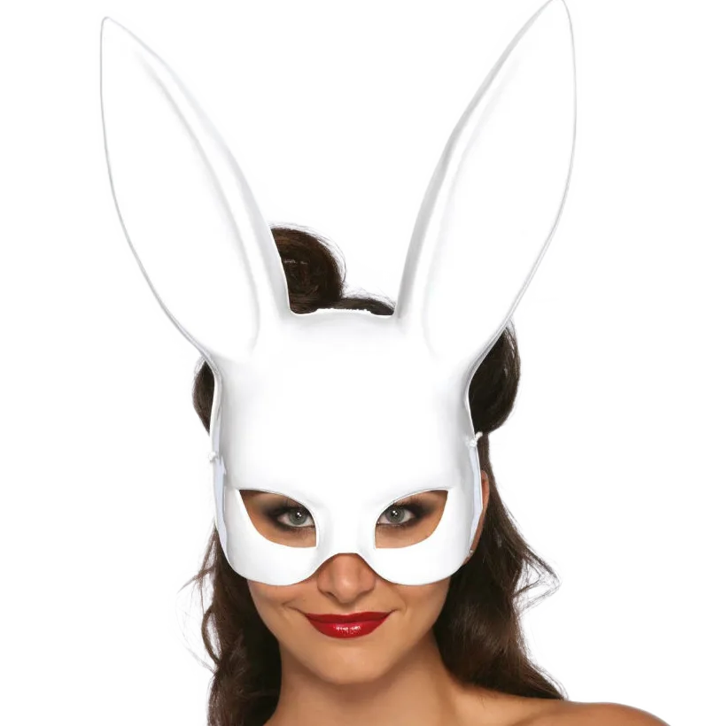 Vibromasseur Masquerade Masque de Lapin Blanc Leg Avenue