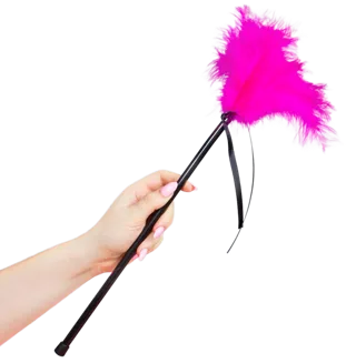 Plumes Rose 40 CM Secretplay rose lingerie