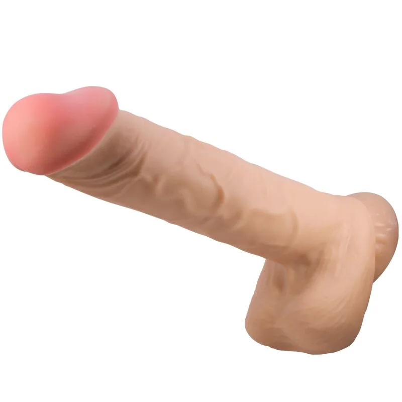Série Sliding Skin Gode Réaliste avec Ventouse Sliding Pretty Love modèle 3