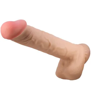Série Sliding Skin Gode Réaliste avec Ventouse Sliding Pretty Love modèle 3