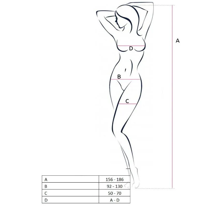 Femme BS046 Bodystocking Rouge Taille Unique Passion rouge body résille